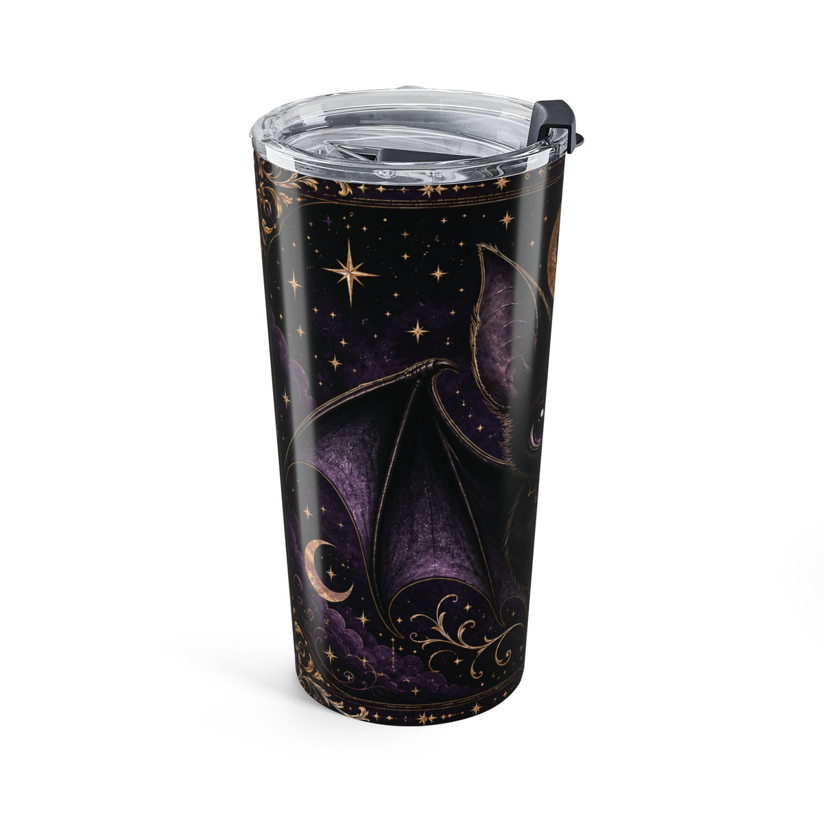 Vespertine Gothic Bat 20oz Tumbler | Celestial Travel Cup
