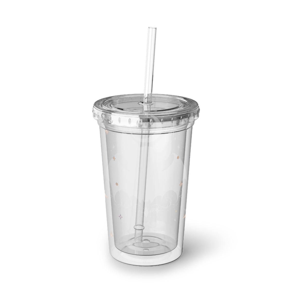 Vespertine Gothic Bat 16oz Acrylic Cup | Celestial Cold Cup
