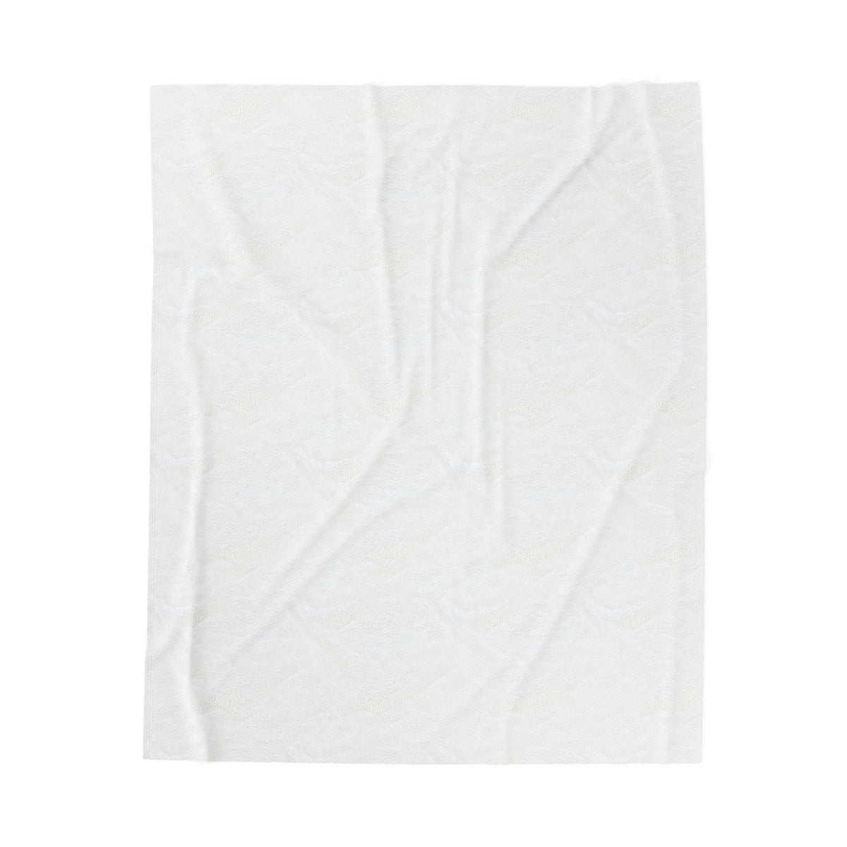 Reverse side of Vespertine Gothic Moon Bat velveteen plush blanket showing the soft white plush backing